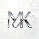 MK官方网站页脚logo - 蓝色盾牌形状带有MK字母标识